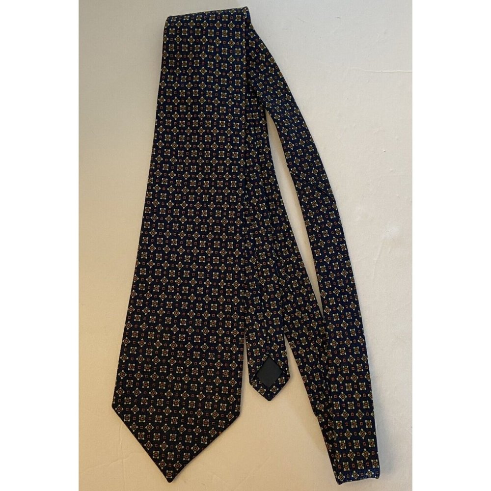 Men's necktie polyester tie Dino Romaro floral geometric